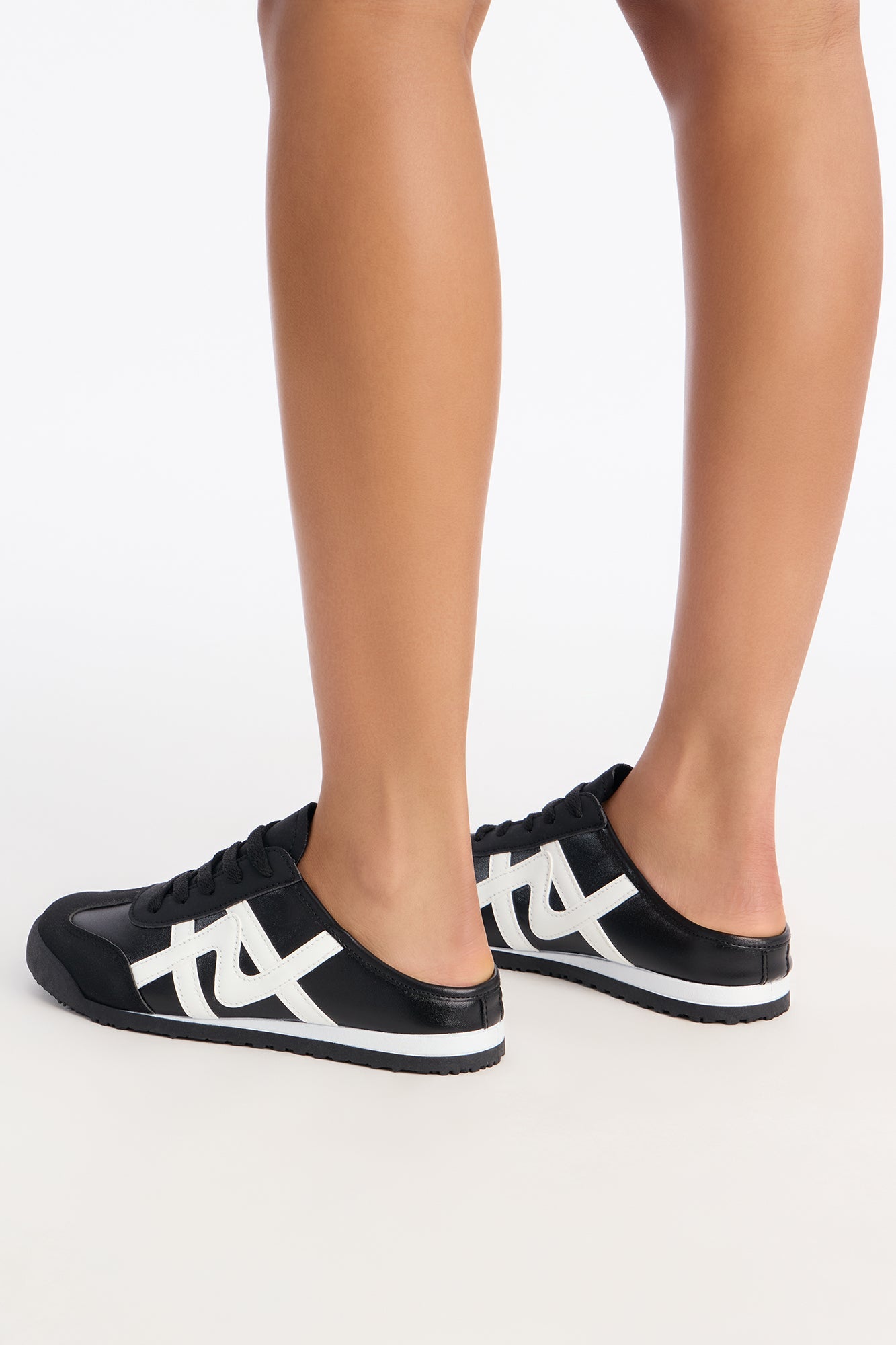 Kobe Open Back Sneakers - Black