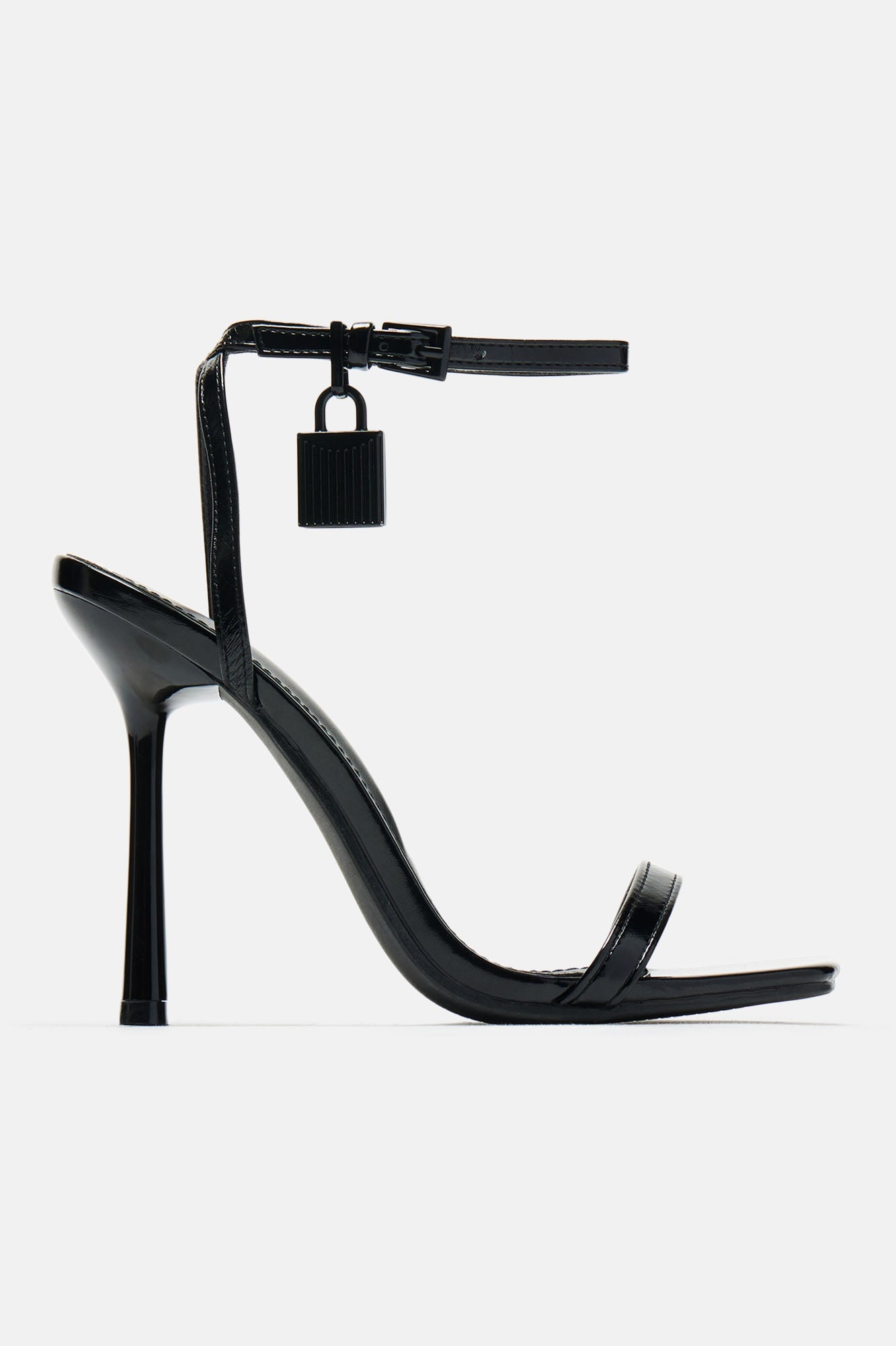 No Drama Club Heeled Sandals - Black