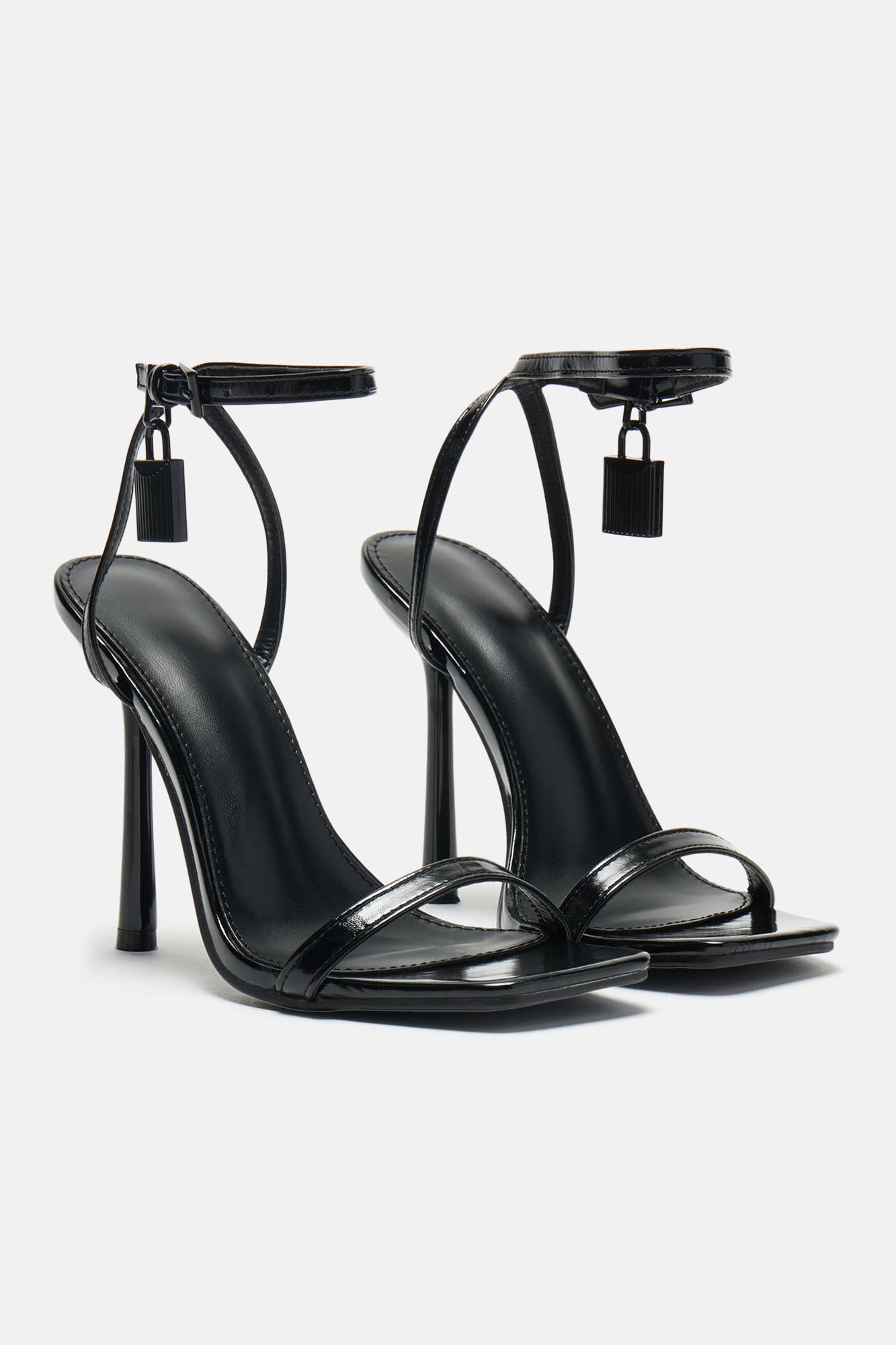 No Drama Club Heeled Sandals - Black
