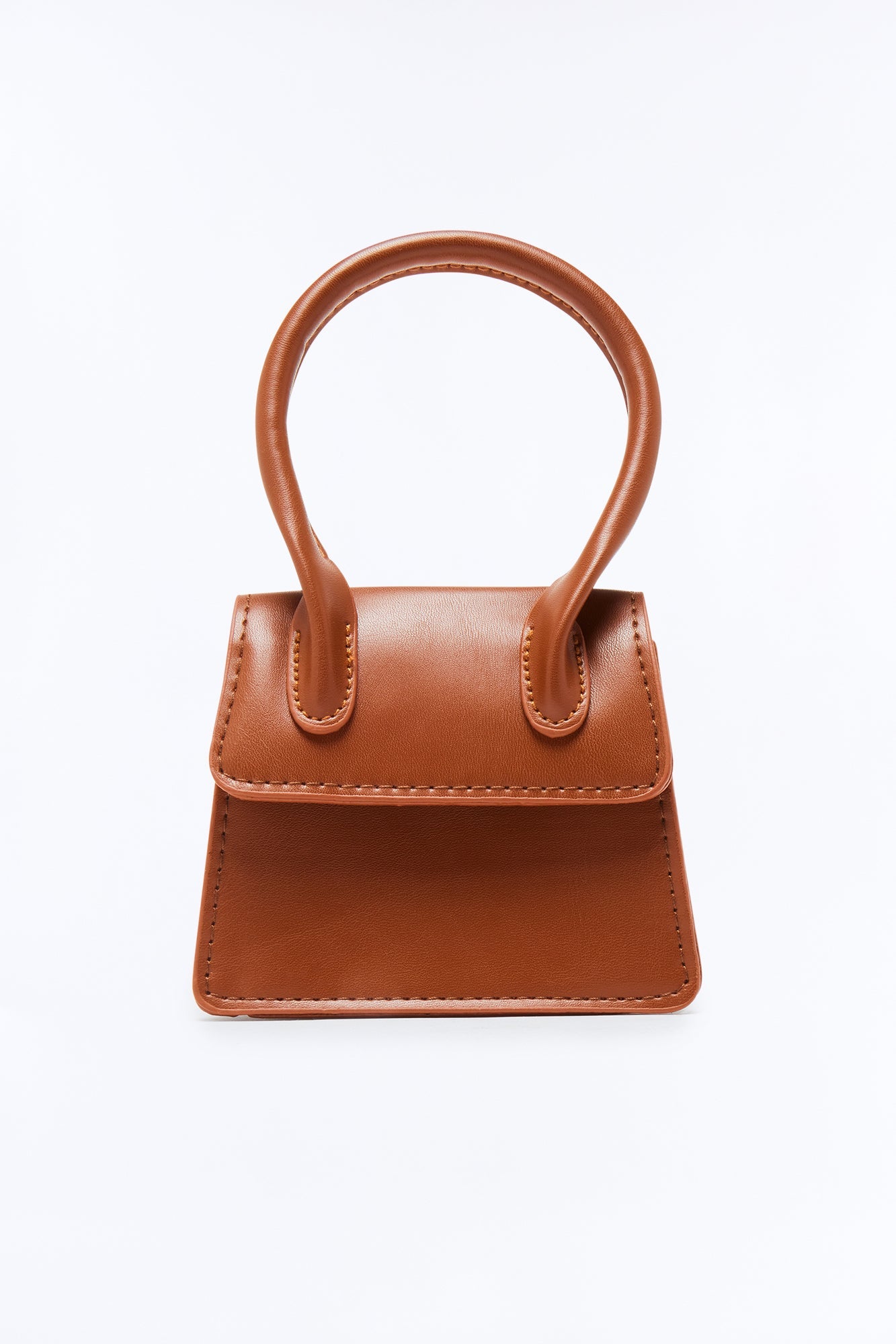 That's A Wrap Faux Leather Belt Bag - Cognac