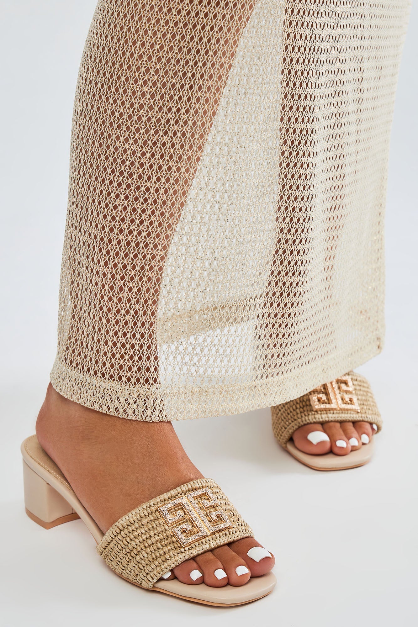To Top It Off Heeled Sandals - Beige