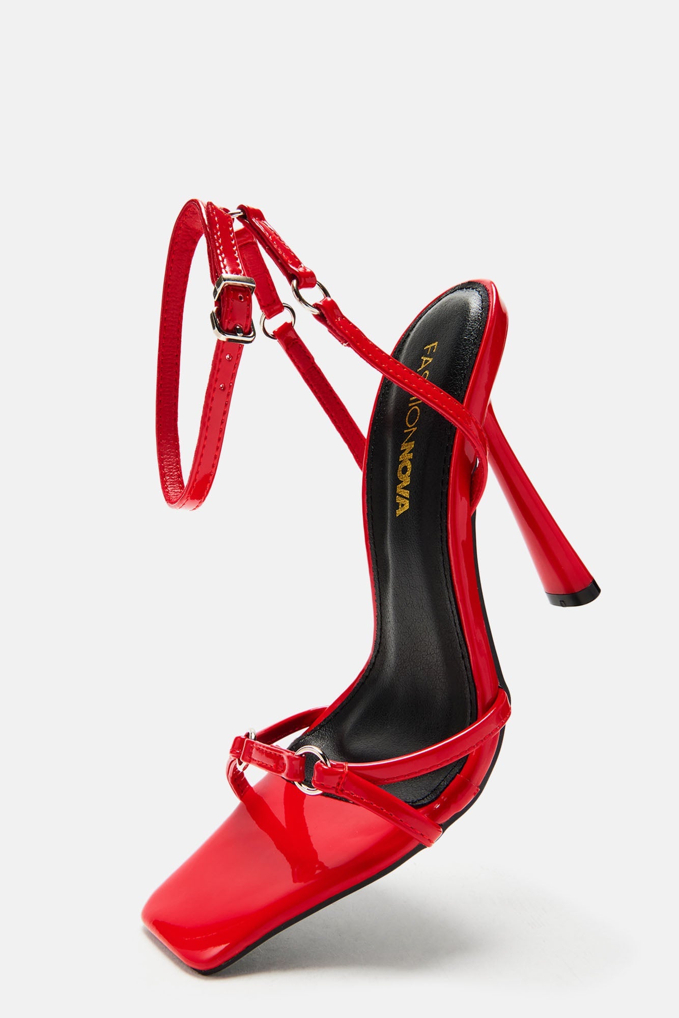 Breaking The Rules Heeled Sandals - Red