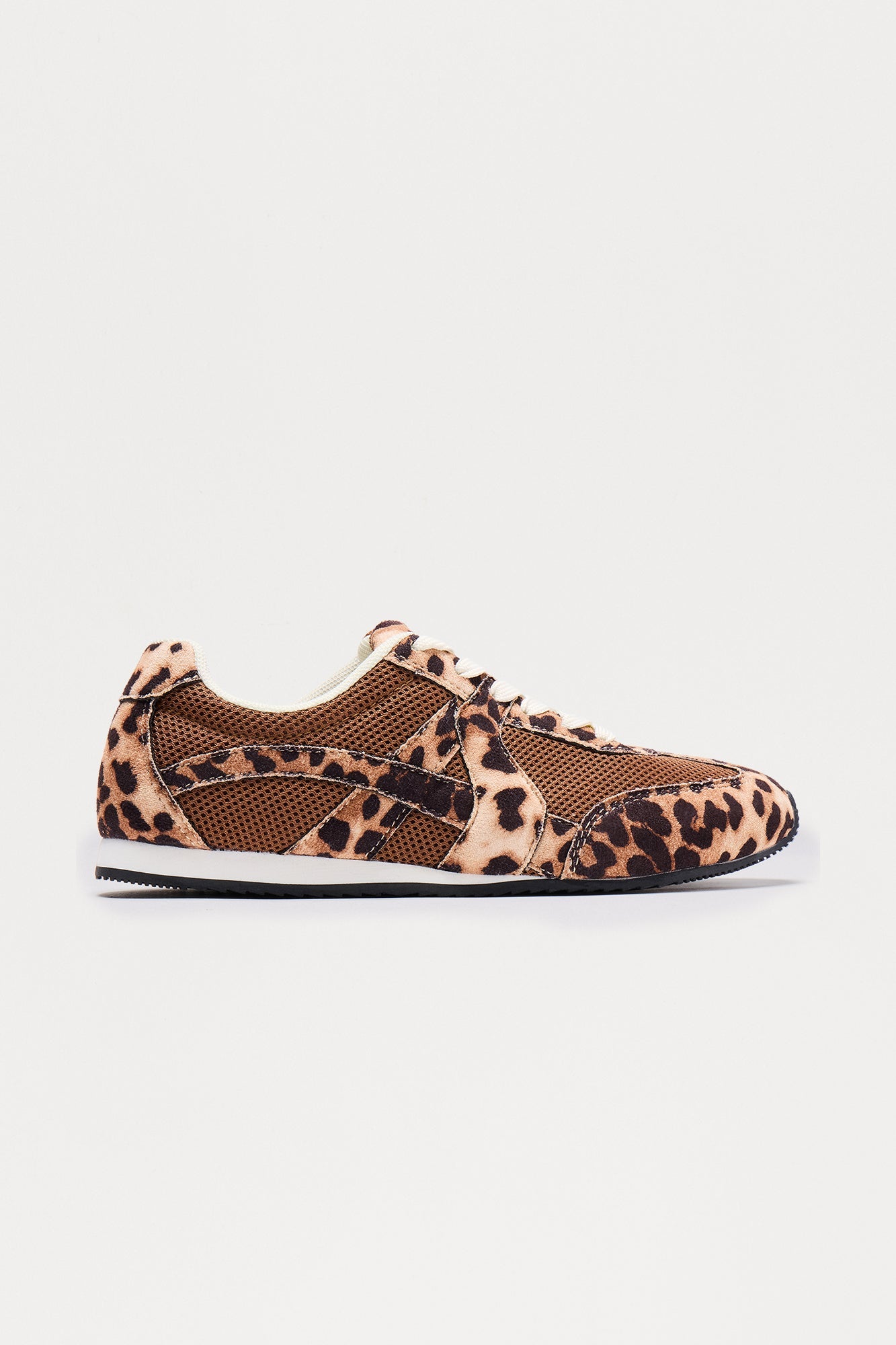 Glen Lace Up Sneakers - Leopard