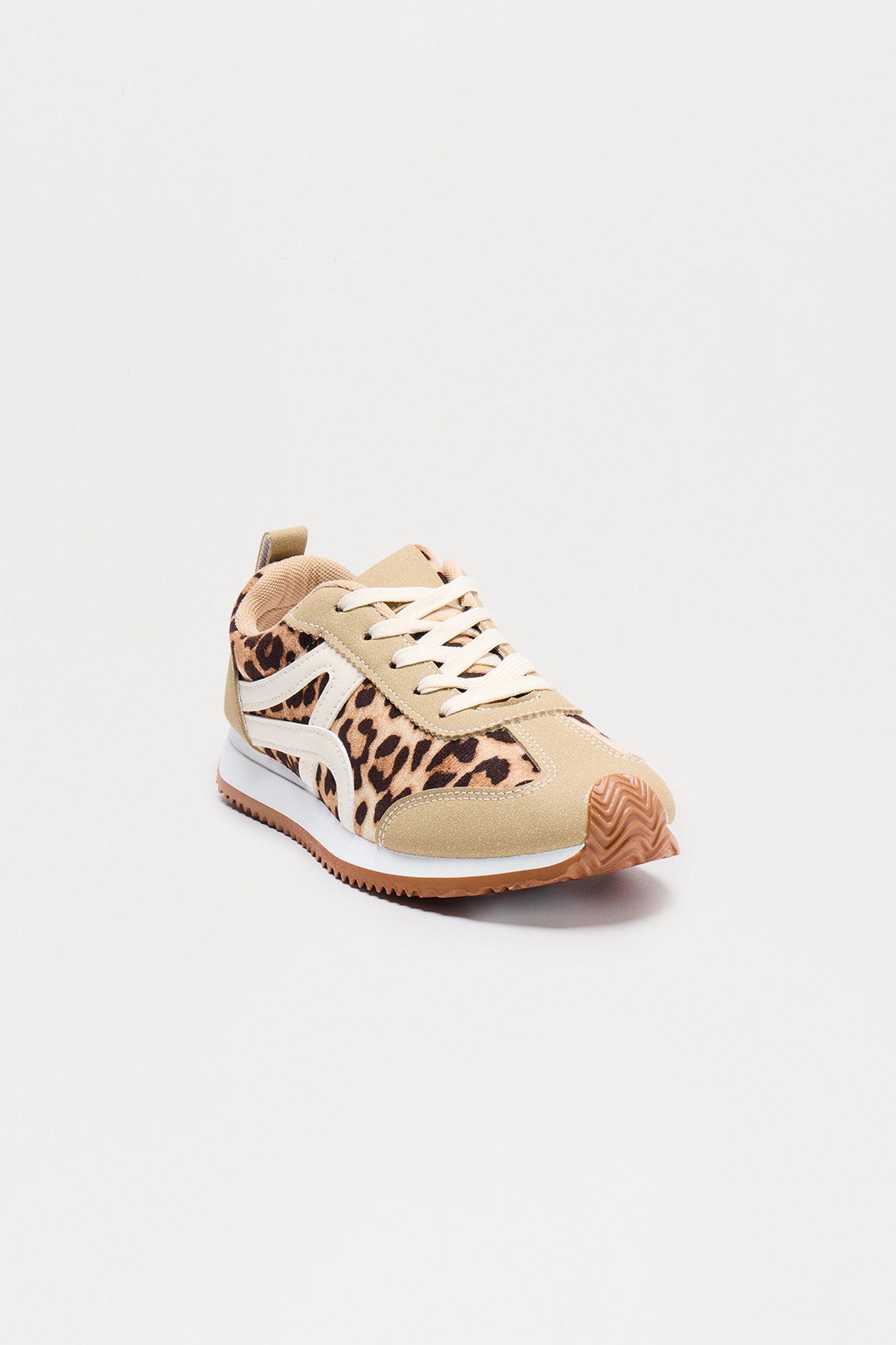 Travis Lace Up Sneakers - Leopard