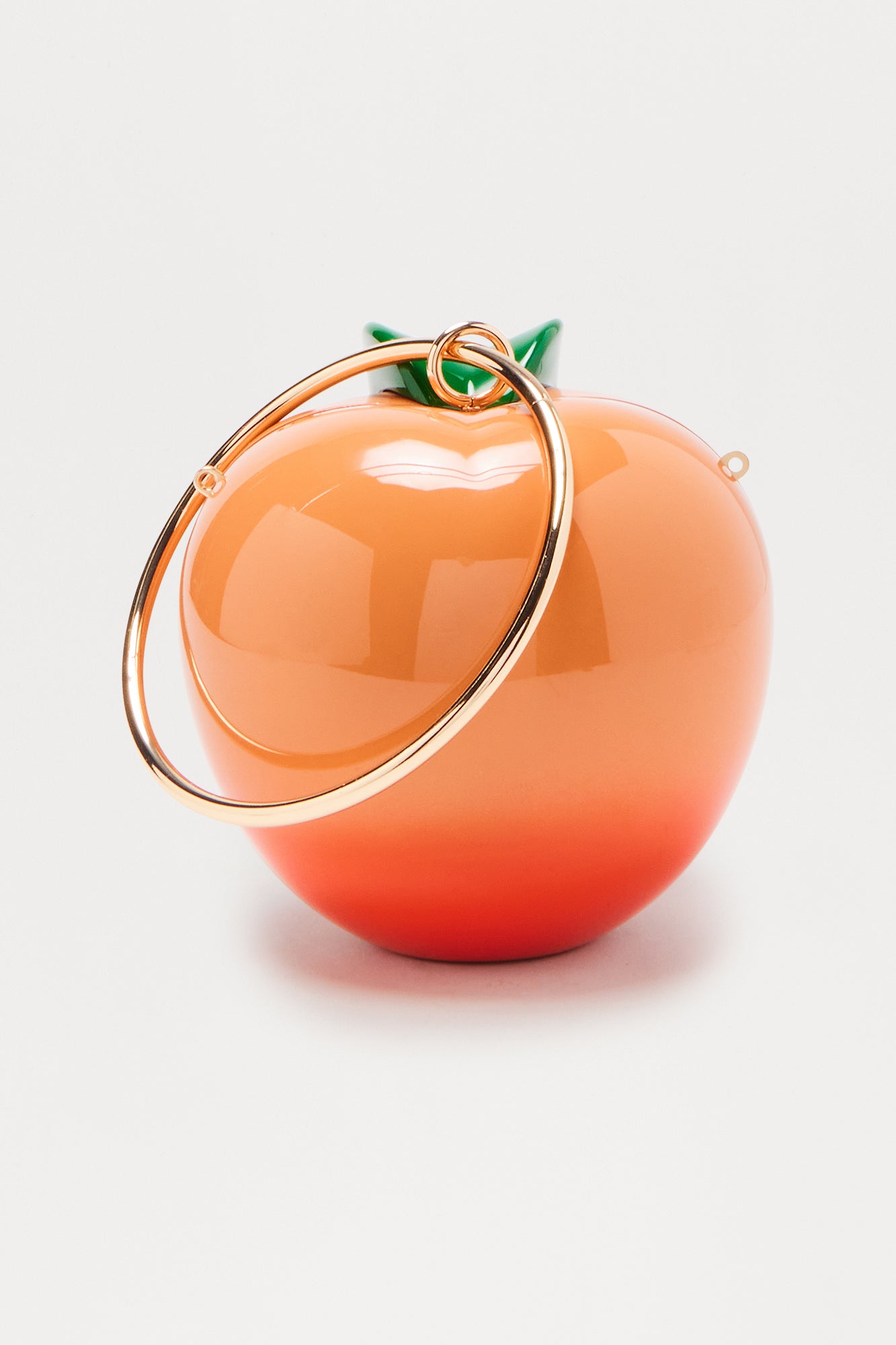 Peachy Keen Novelty Clutch - Orange/combo