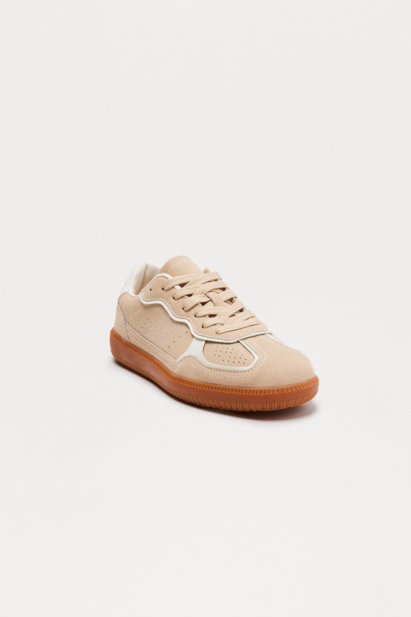 Polo Lace Up Sneakers - Beige