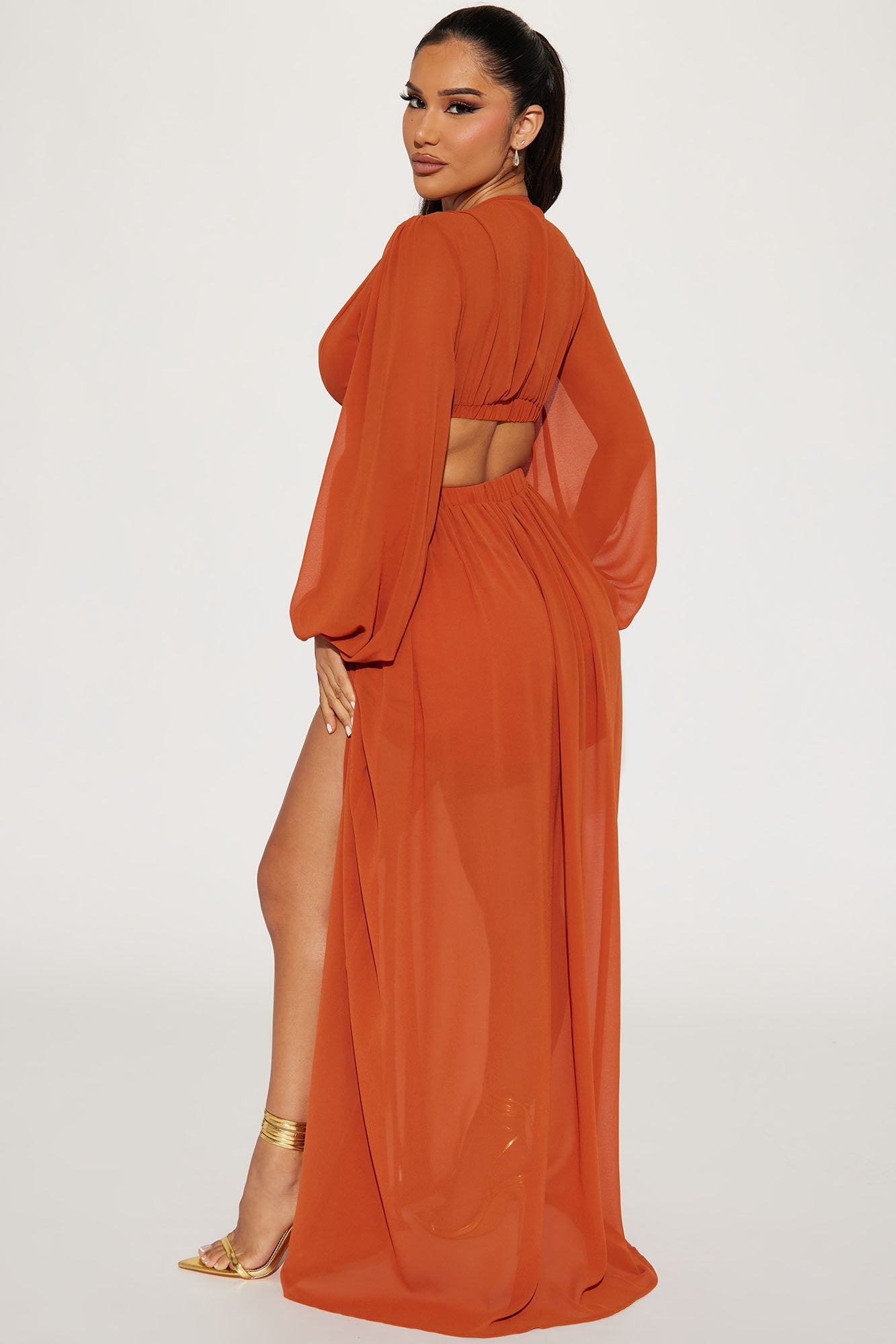 Natalia Maxi Dress - Cognac