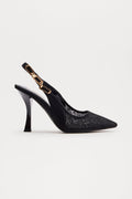 Elvera Slingback Pumps - Black