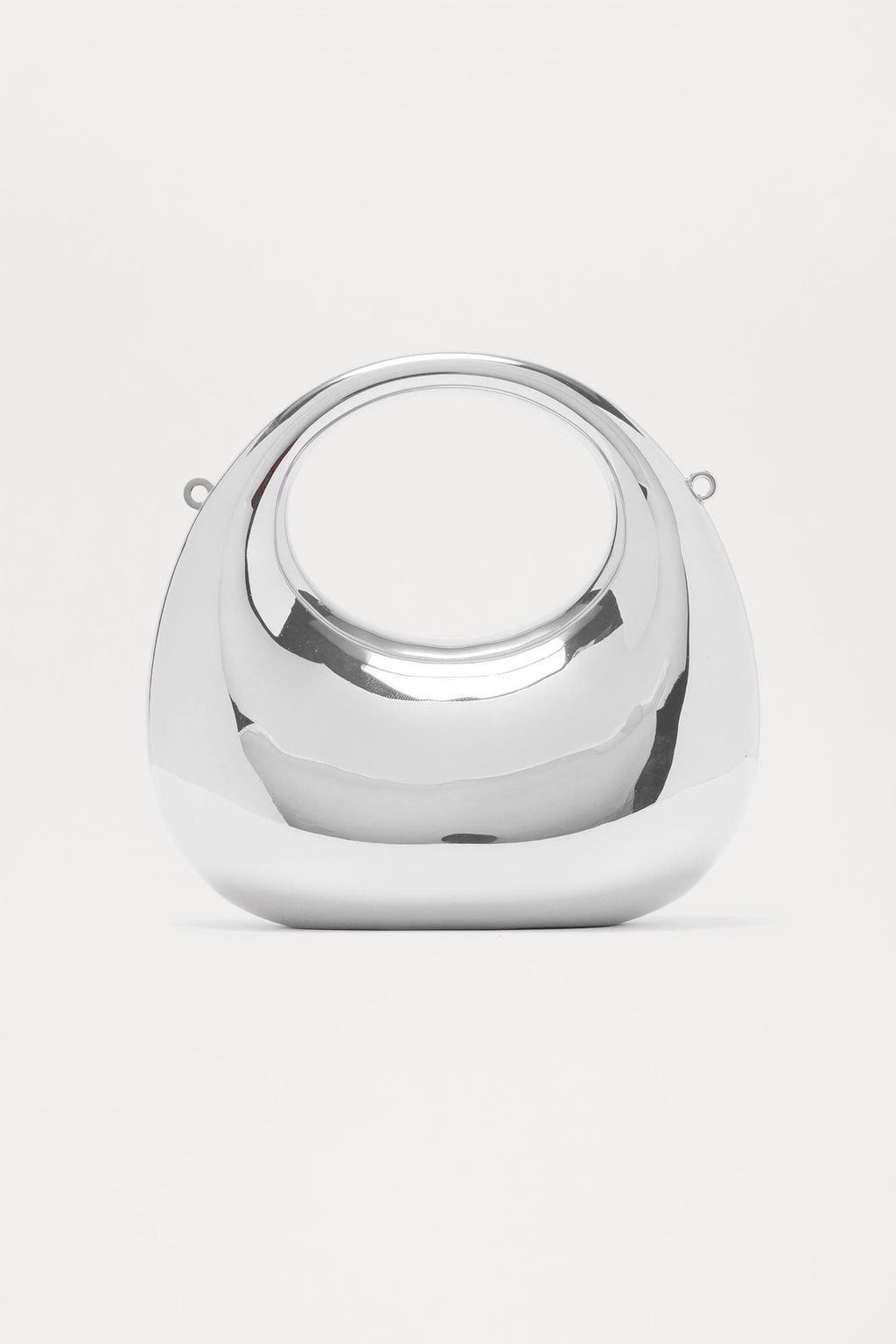 My Mini Me Metal Clutch - Silver