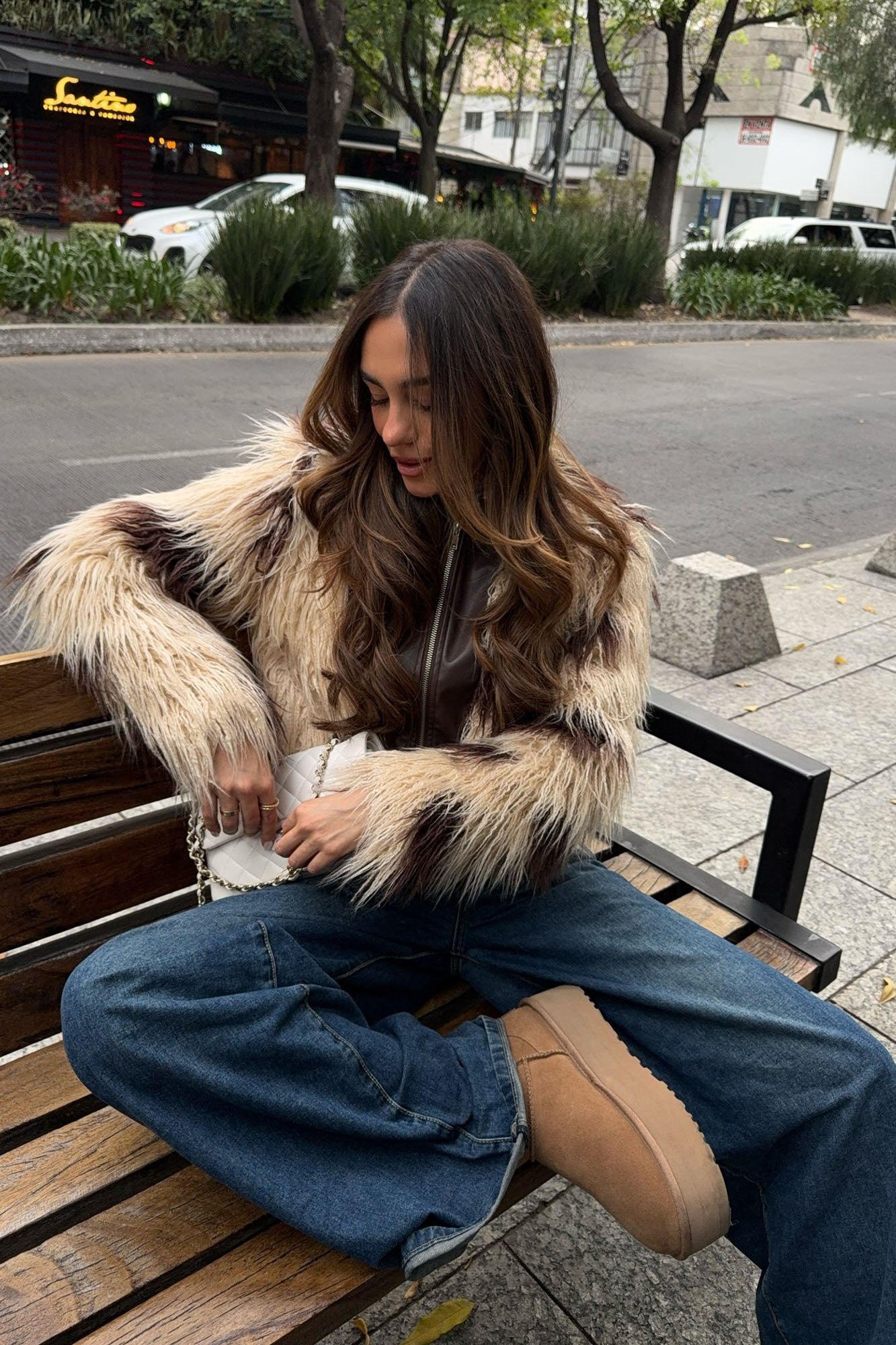 Chelsea Drop Waist Baggy Jeans - Medium Wash