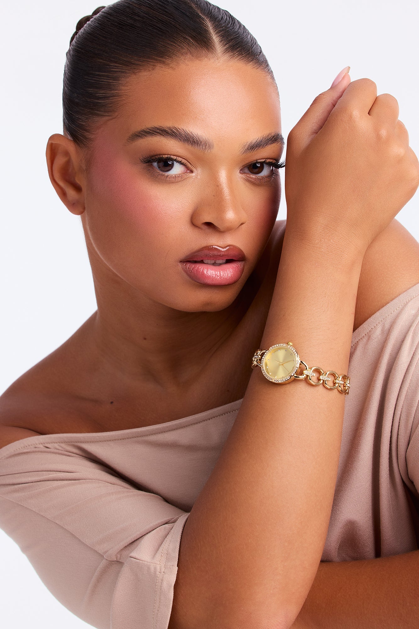 Eternal Link Metal Watch - Gold