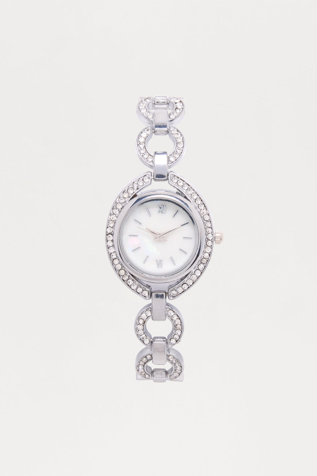 Shine O'Clock Metal Watch - Silver