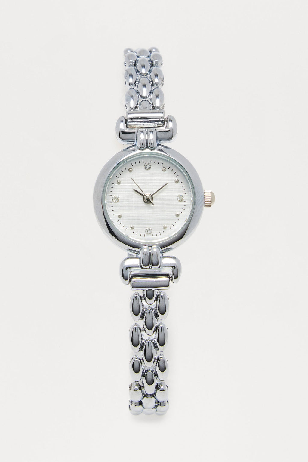 Forged Time Metal Watch - Silver